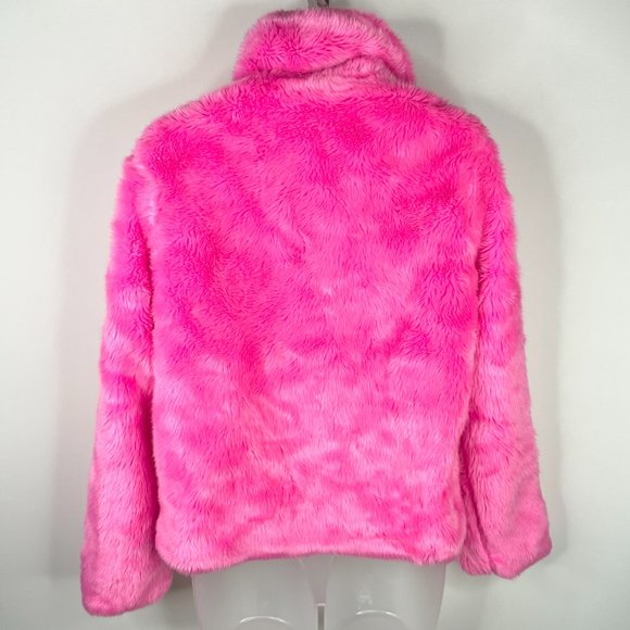 Juicy Couture Black Label Hot Pink Faux Fur Jacket - Picture 9 of 15